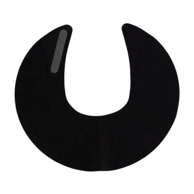 Hårfärgningscape i silikon med magnetisk stängning Black