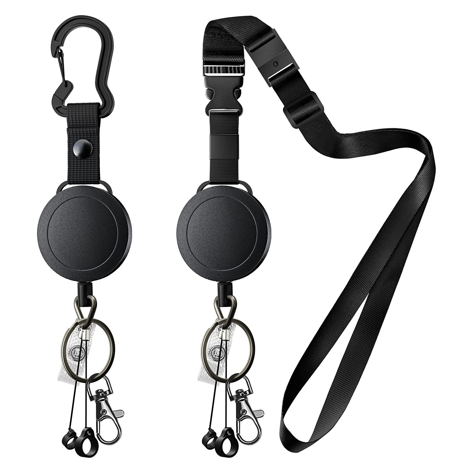 Tunga infällbart ID-korthållare Lanyard