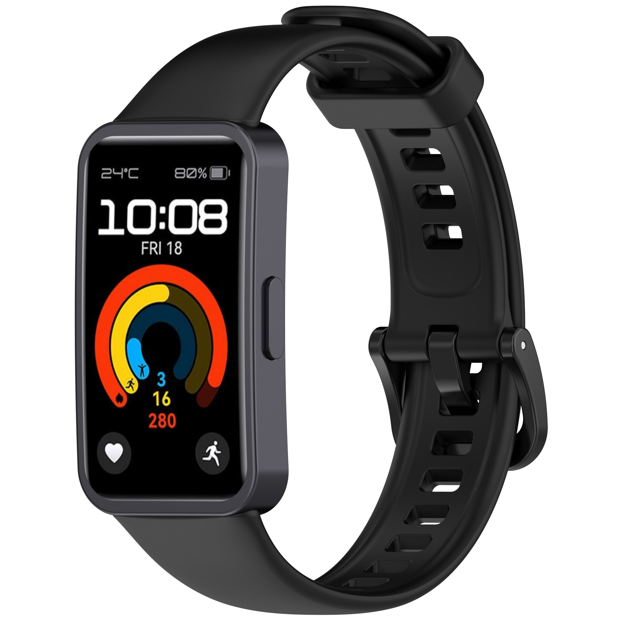 Huawei Band 9 & 8 Metallspenne-reim Black