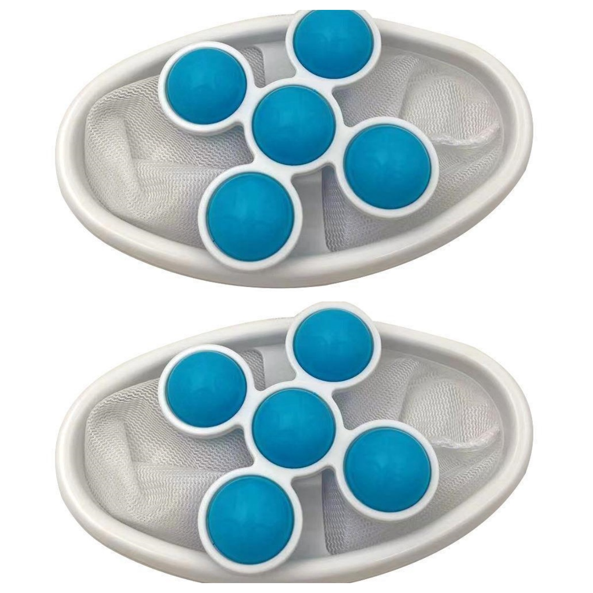 Vaskemaskin Flytende Lo Filter Hårfanger 2 Pakning Blue