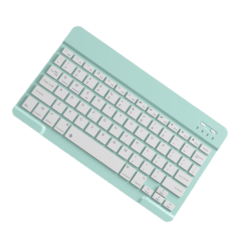 Trådlöst Bluetooth-tangentbord - 10-tums Uppladdningsbart Green