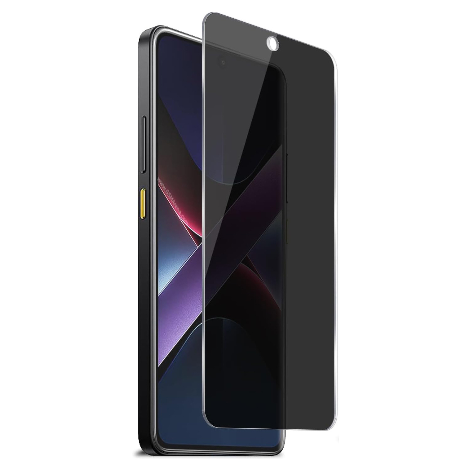 Xiaomi Poco X7 Pro Gjennomsiktig Anti-Spion Herdet Glass