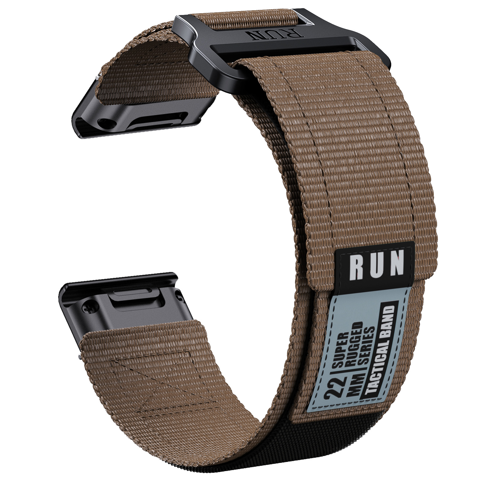 Garmin Fenix 8 nylonvevd reim Brown 22 mm