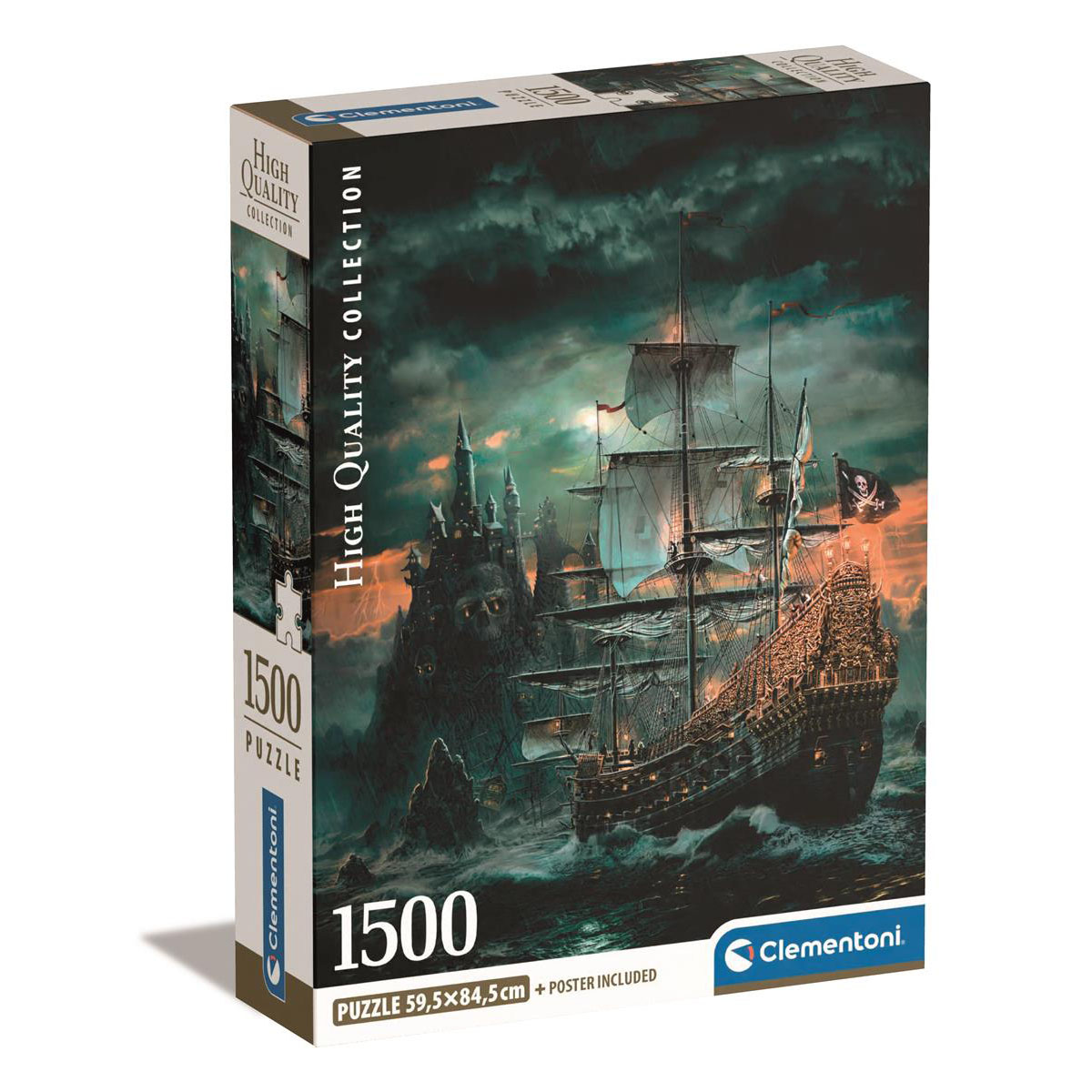 Pussel 1500 Pcs CB High Quality Collection The Pirates Ship