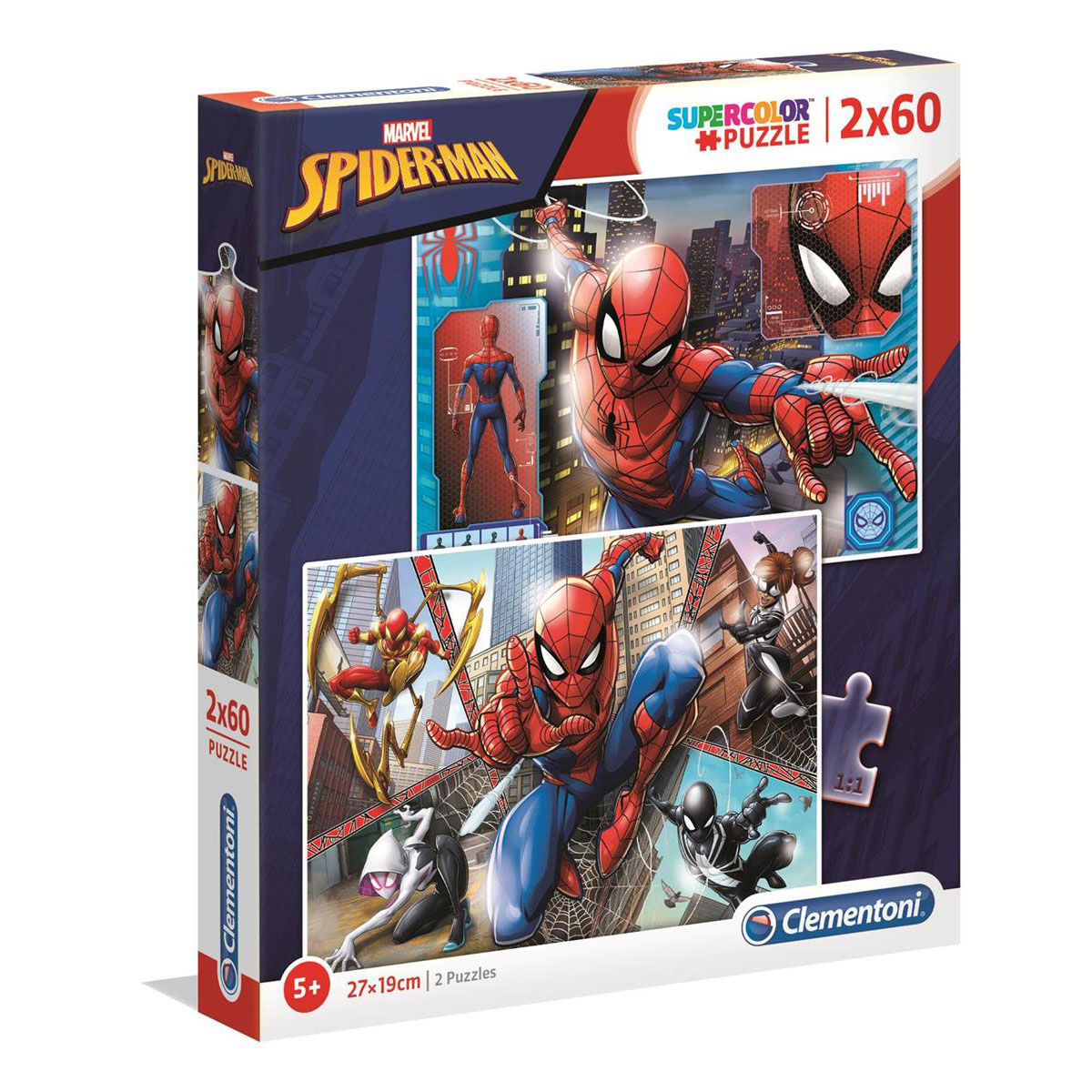 Palapeli 2x60 Pcs Spider-Man