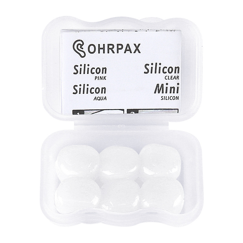 Formbare silikon ørepropper for soving og svømming Transparent