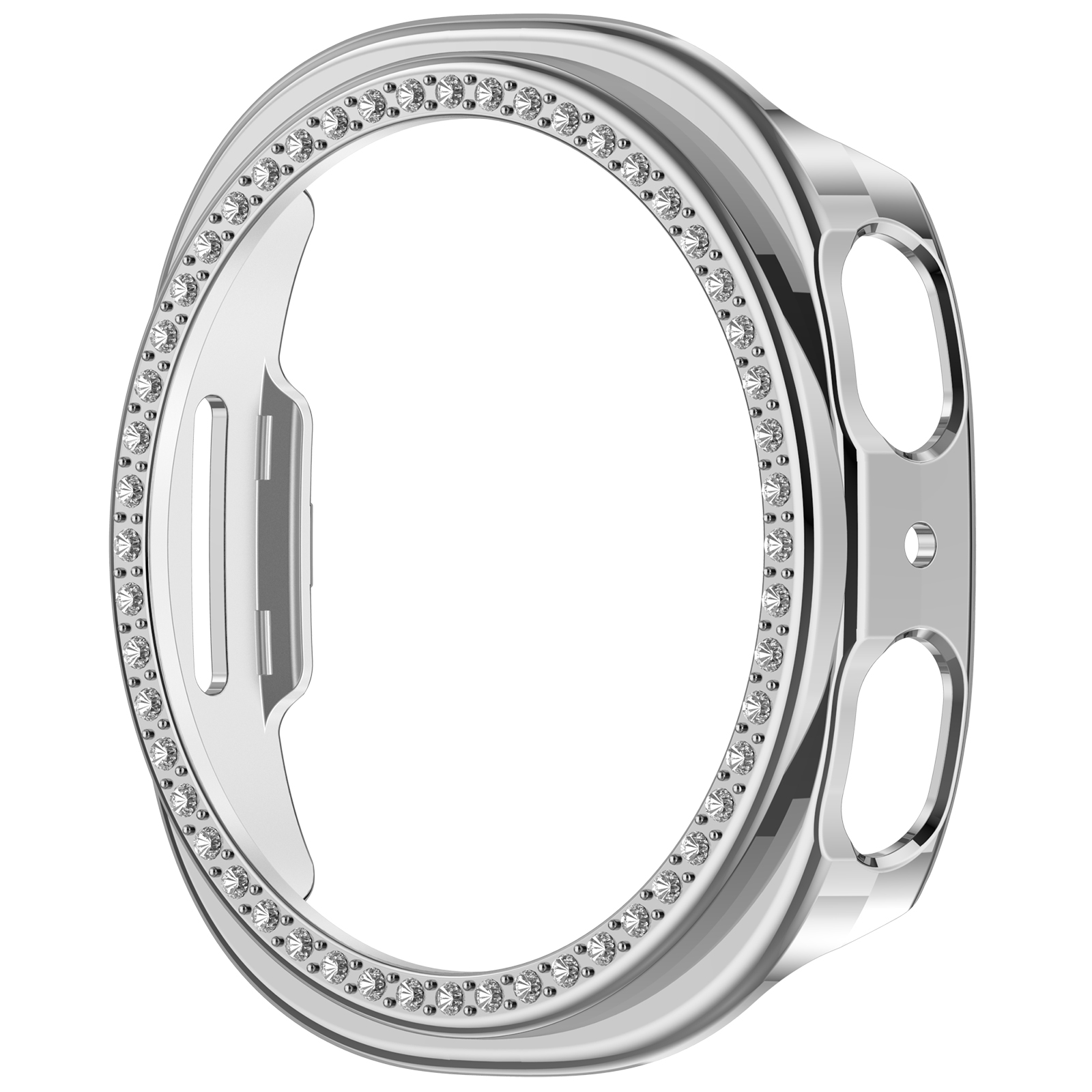 Stilig PC-deksel for Samsung Galaxy Watch 8 44mm Silver