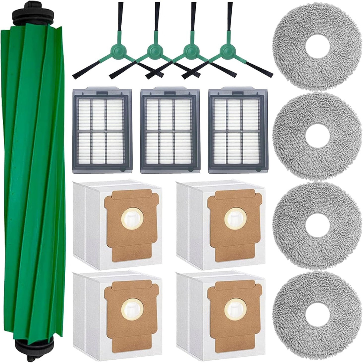 Udskiftningssæt til iRobot Roomba Plus 405/505 Combo robotstøvsuger - Høj kvalitet og effektiv rengøring