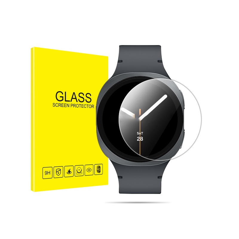 Høykvalitets skjermbeskytter i herdet glass kompatibel med Samsung Watch 8 40mm - 2 stk