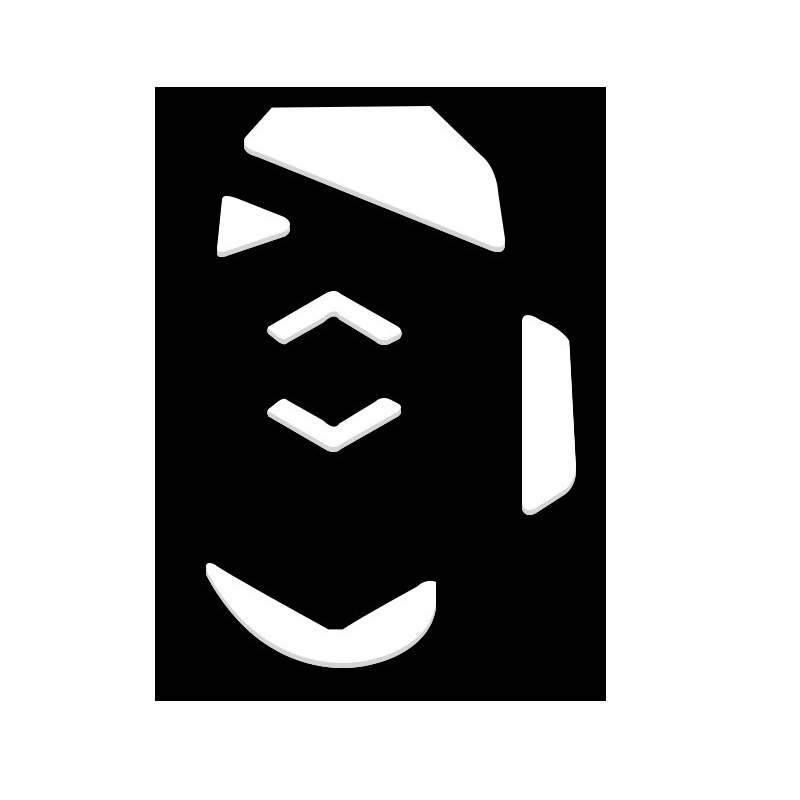 Valkoinen Logitech G502 Wired -Hiiren Jalat, - Parannettu Tarkkuus Ja Liuku