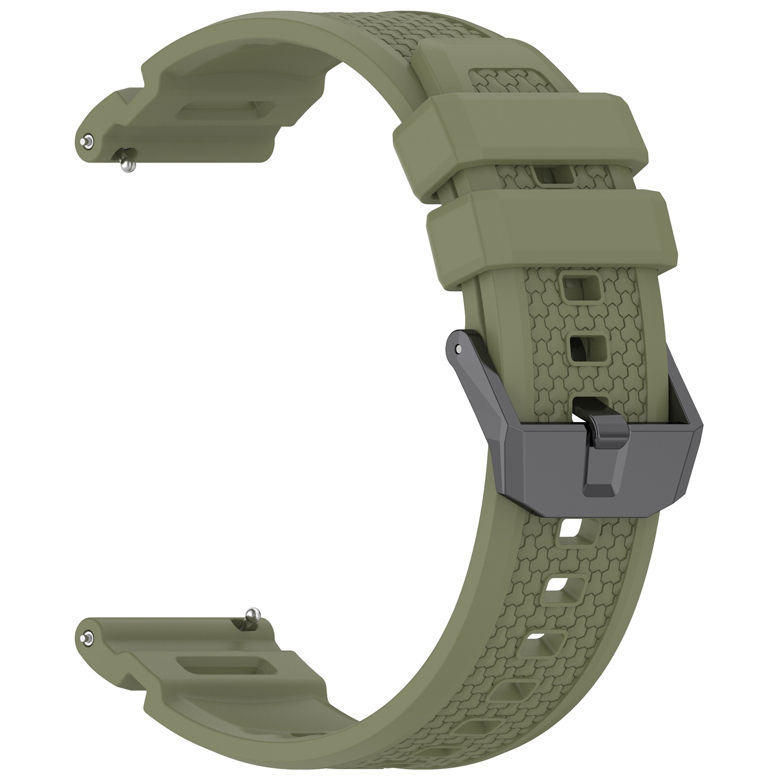 Silikonrem kompatibel med Garmin Venu X1 - Komfortabel, pustende og perfekt for sport Green
