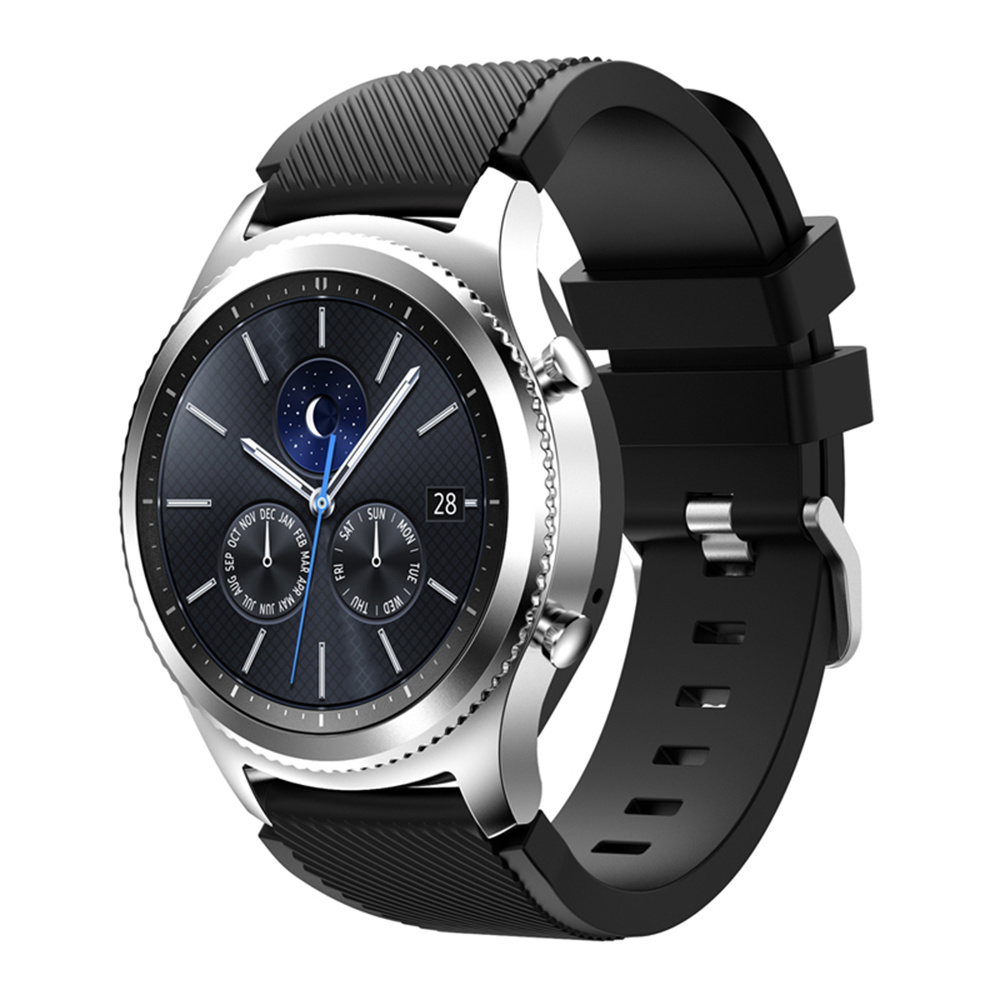 Klokkerem til Samsung Gear S3 Frontier / Classic - Svart