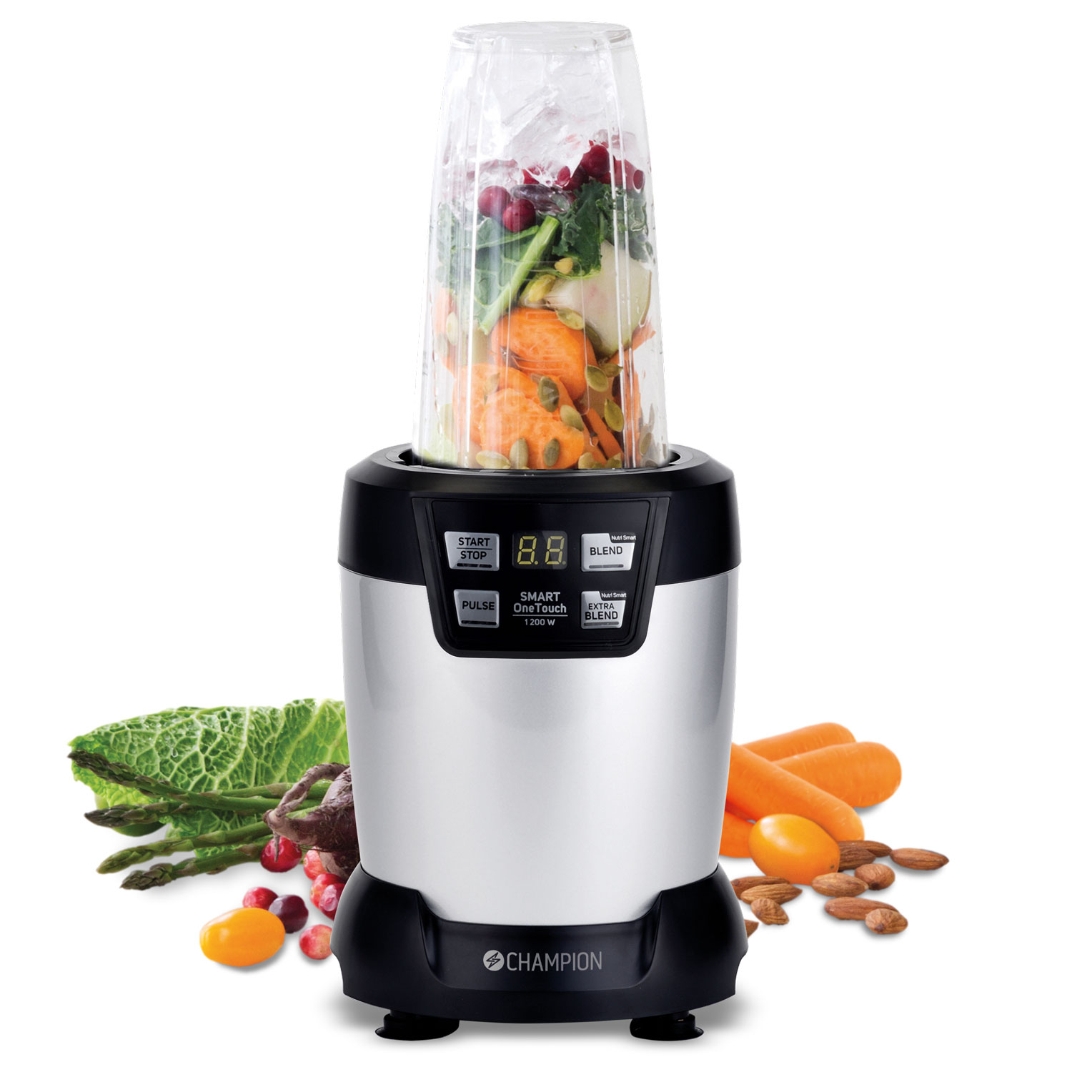 Nutrition Blender Pro Digital 1200W NB500 Svart
