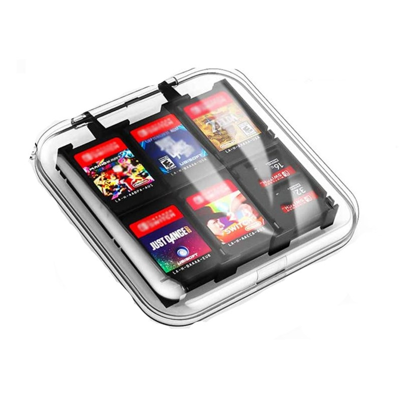 Kortholder kompatibel for Nintendo Switch-spill 12 spilleautomater