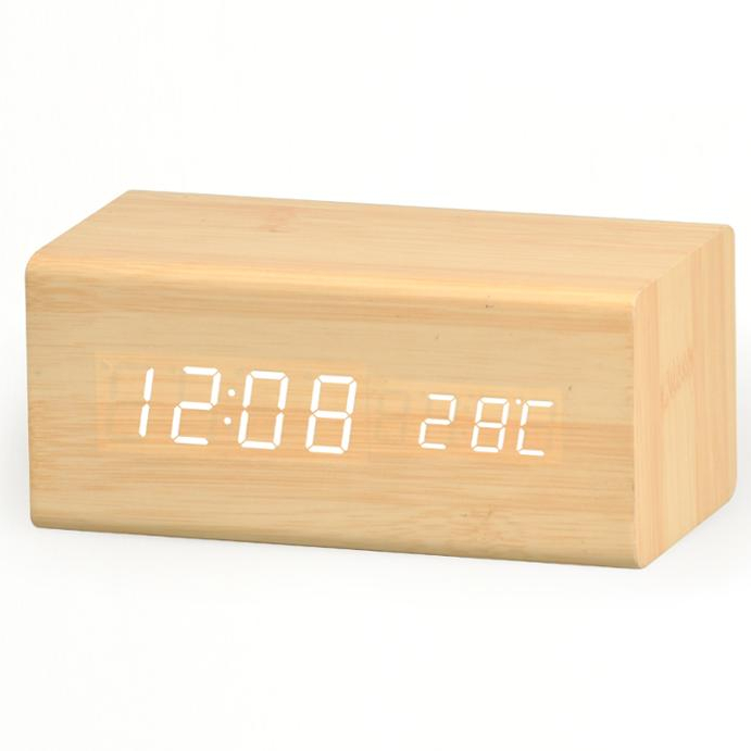 Digital vekkerklokke i Champagne