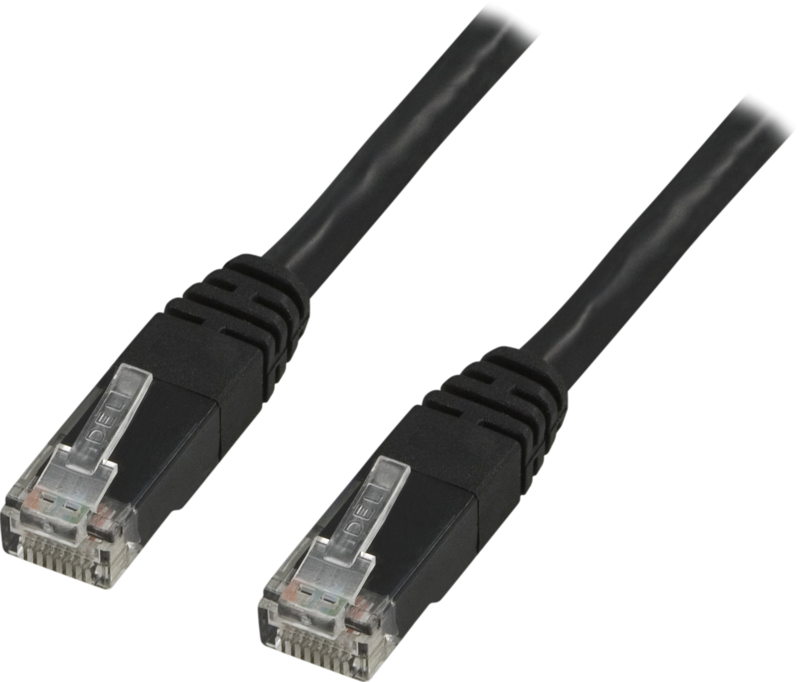 U/UTP Cat6 patch cable 05m 250MHz Deltacertified LSZH black