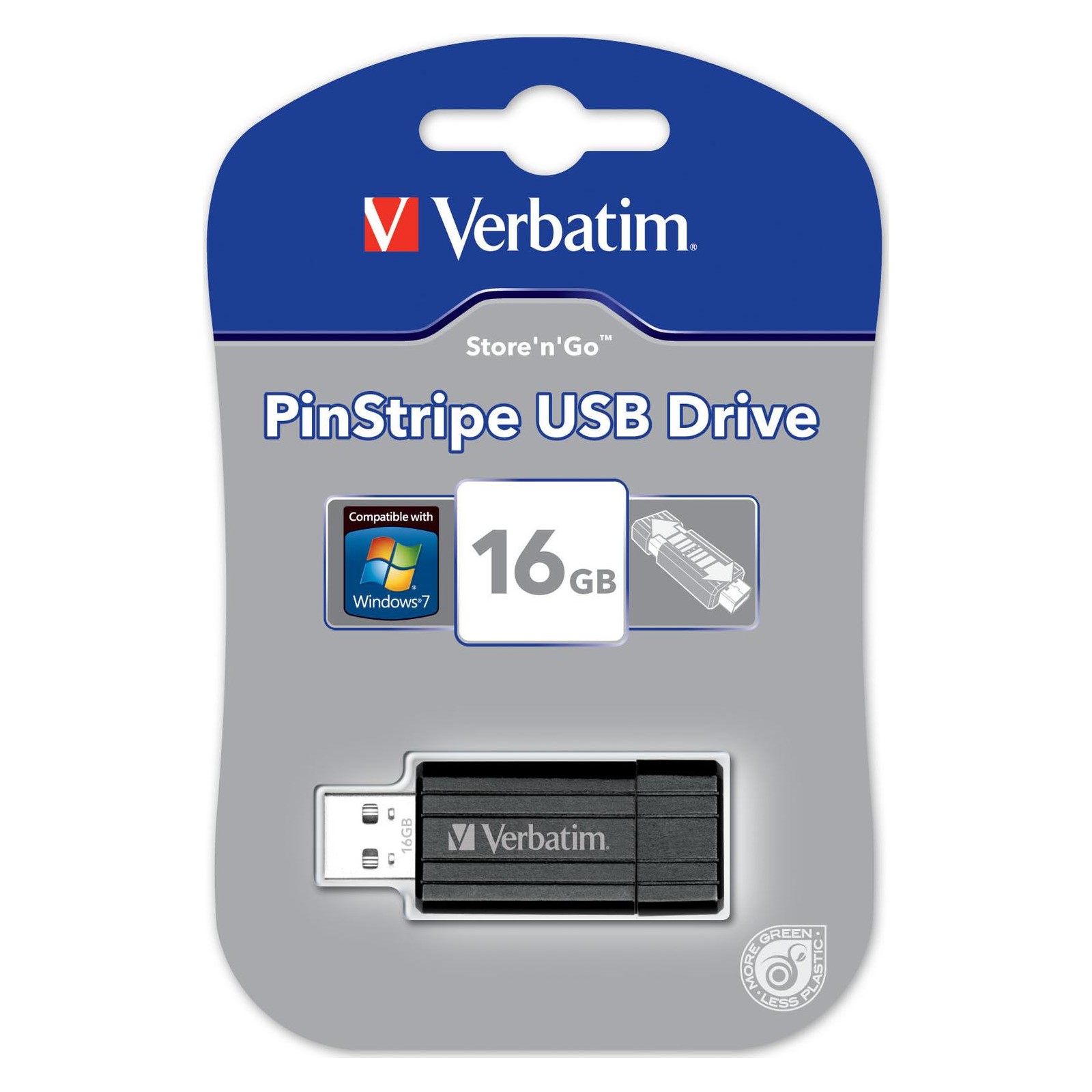 USB 2.0 memory, Store'N'Go, 16GB, PinStripe