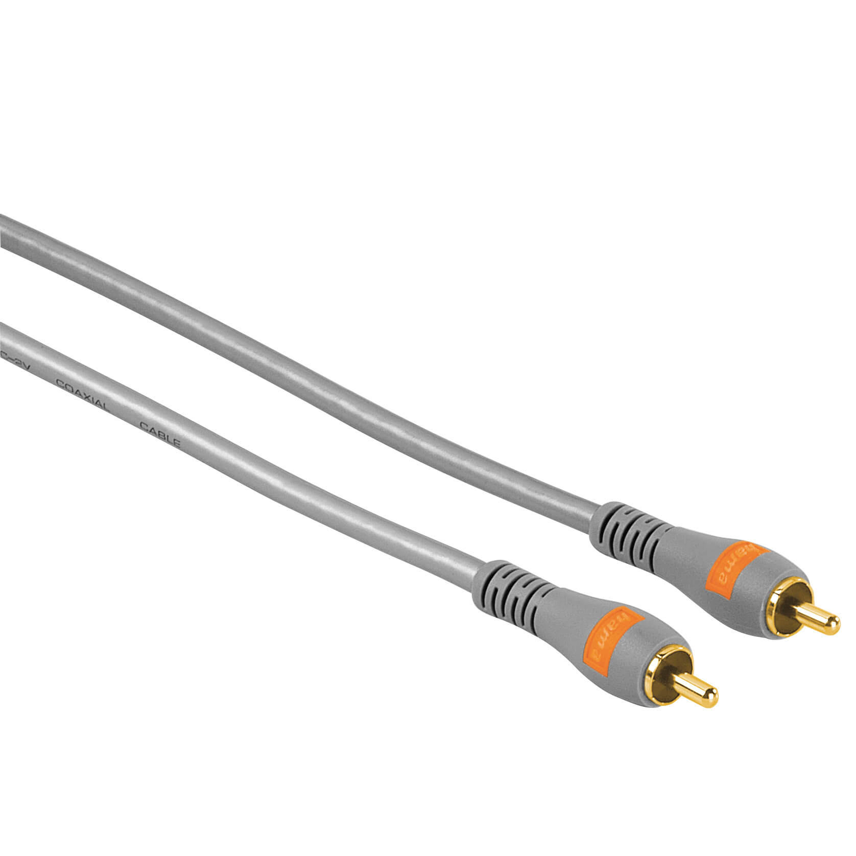 Kabel RCA - RCA Guld 3m Grå Hane - Hane TL