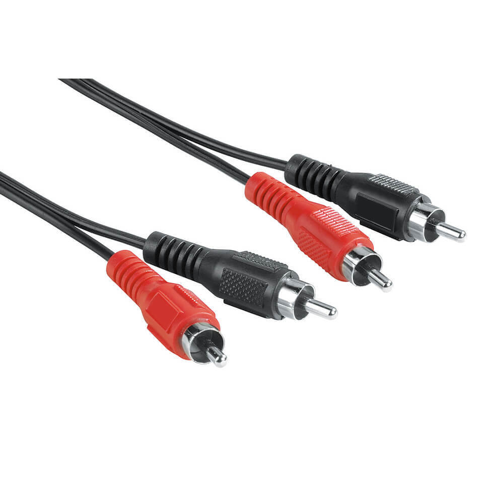 R Kabel 2xRCA-2xRCA 2,5 m 2xHane-2xHane