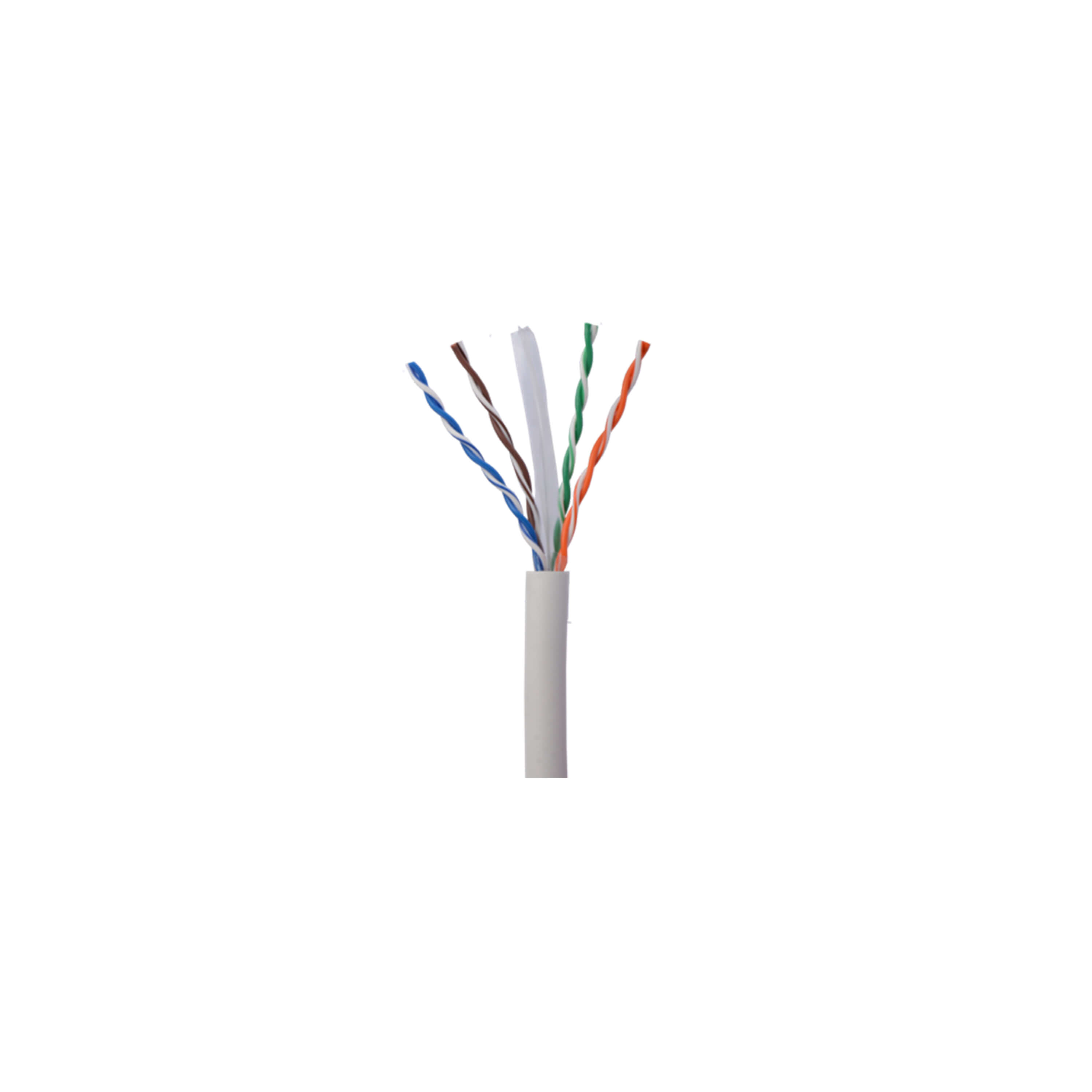 Nätverkskabel Cat6A UTP Vit 15m kontaktlös Solid 10Gb/s 500MHz 26awg CM