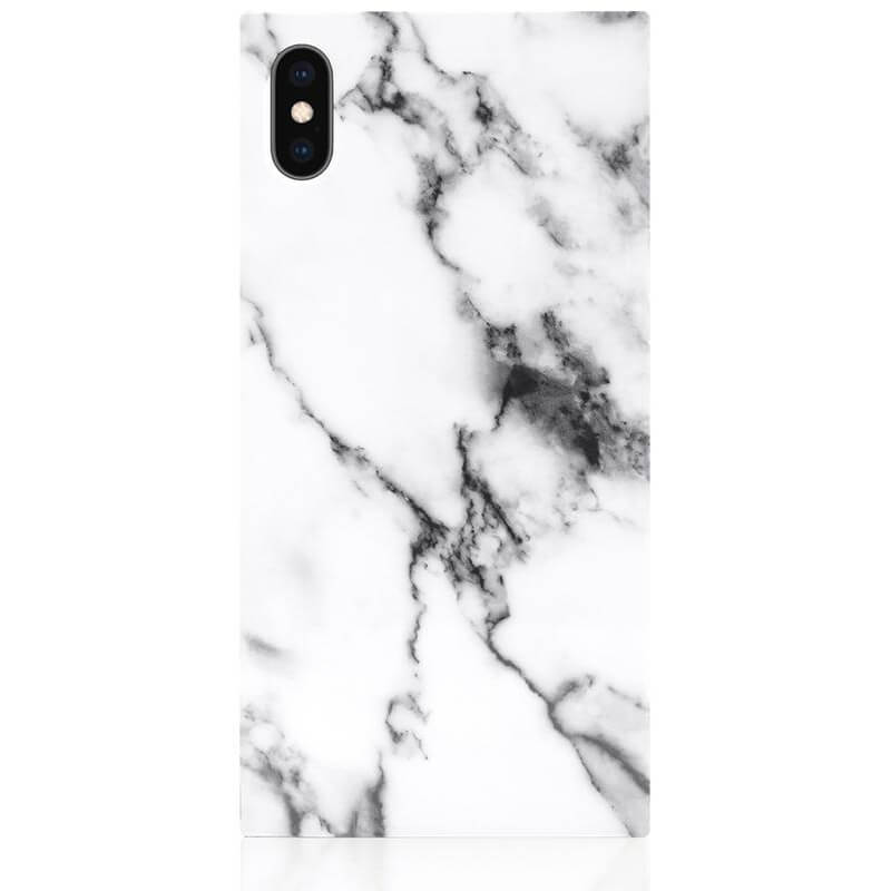 Mobilskal Vit Marble iPhone XS Max
