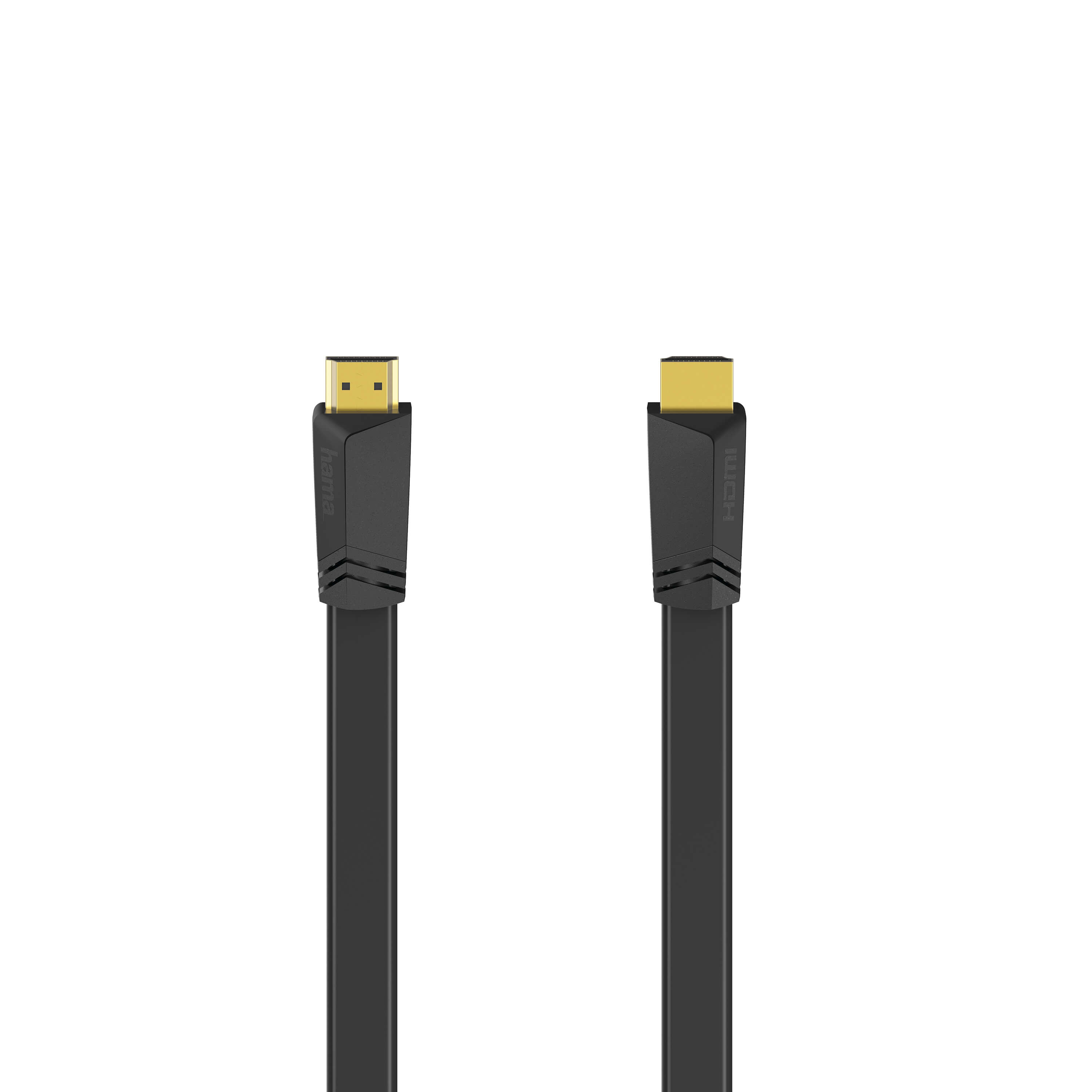 Kabel HDMI Ethernet Platt Svart 1.5m