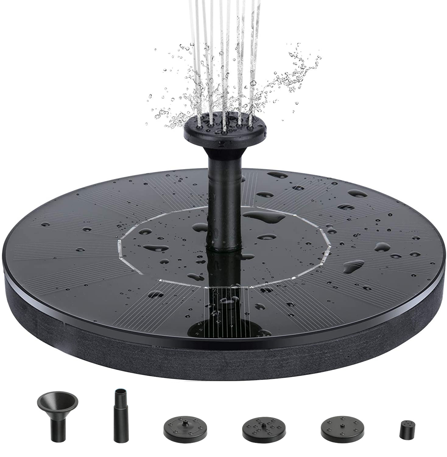Vattenfontän solcellsdriven 13 cm