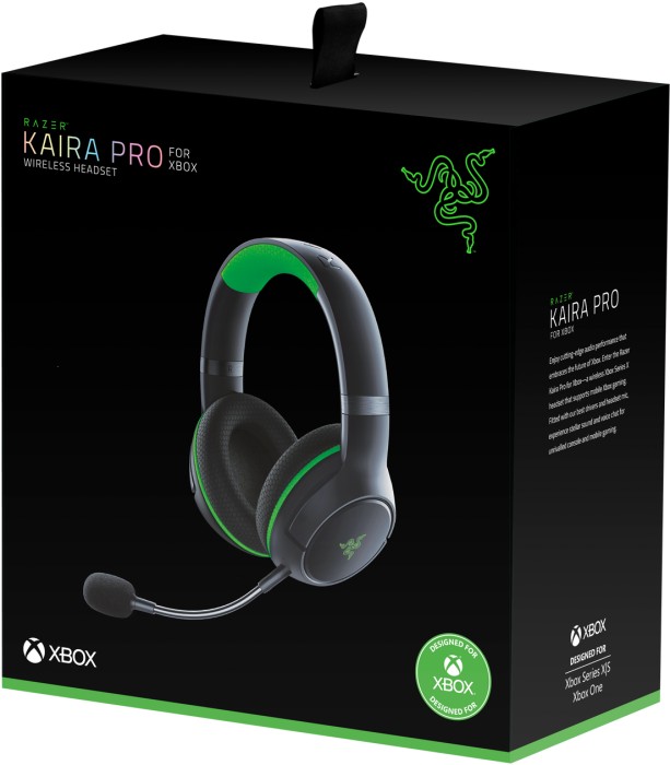 Razer Black, Wireless, Gaming Headset, Kaira Pro för Xbox