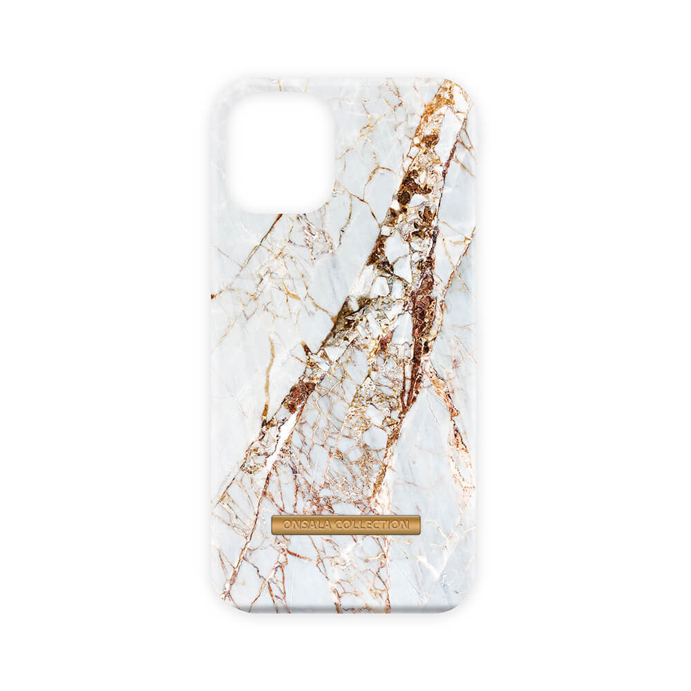 Mobilskal Soft White Rhino Marble - iPhone 13 Mini