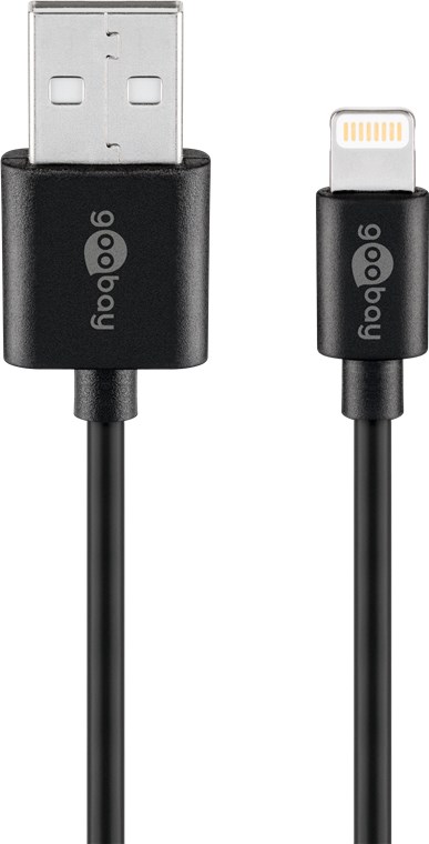 Lightning USB-kabel för laddning och synkronisering, 0,5 m