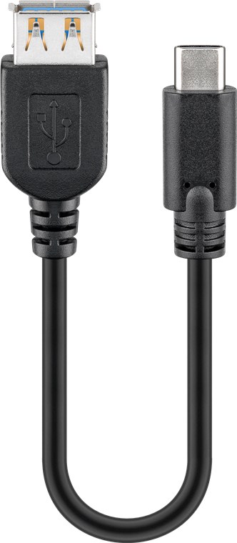 USB-C™ till USB-A-kabel, OTG, 0,2 m