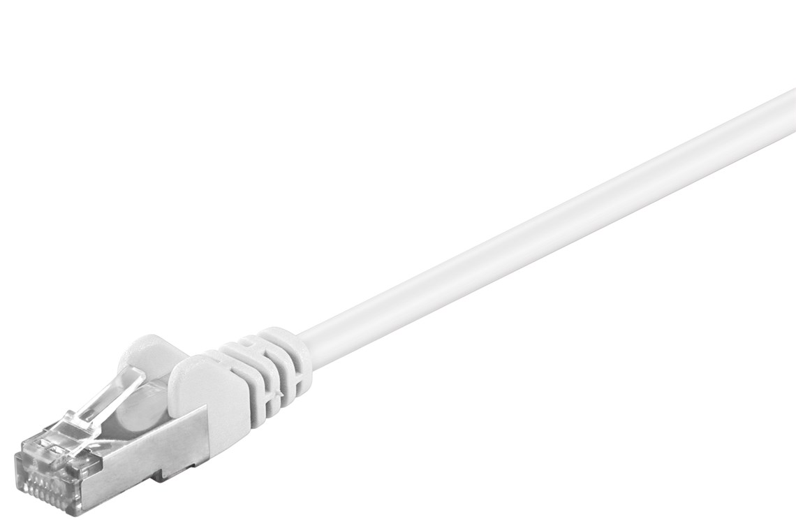 Patchkabel CAT 5e, SF/UTP, vit, 1,5 m