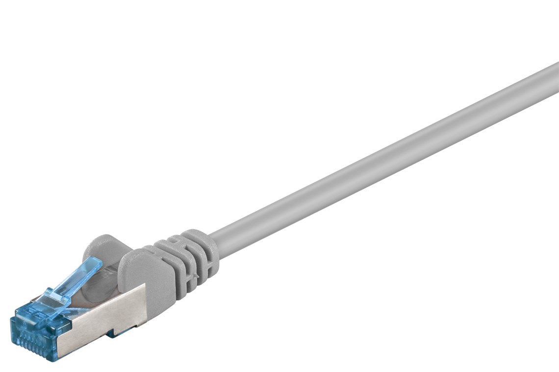 Patchkabel CAT 6A, S/FTP (PiMF), grå, 7,5 m