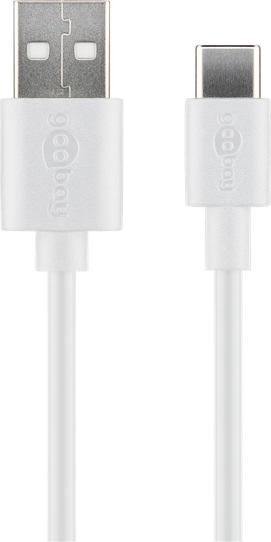 USB-C™ laddnings- och synkroniseringskabel (USB-A > USB-C™)