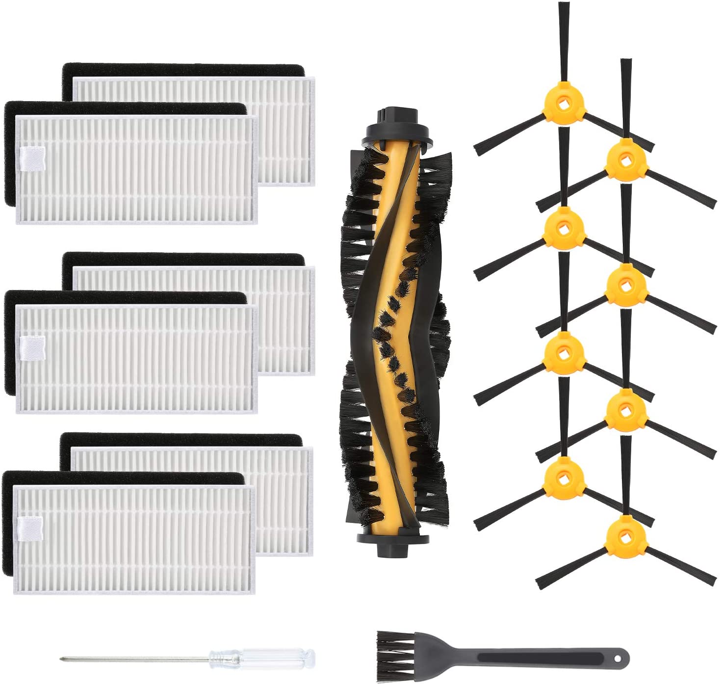 Ersättningssats kompatibelt med Ecovacs Deebot N79 17-Piece